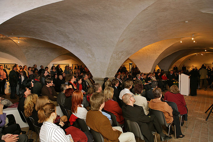 Egon Schiele Art Centrum - Opening of the exhibitions for year 2007 - Keith Haring (1958-1990, New York), Young Artists from New York 2007, Petr Kvíčala (b. 1960, Brno), 6th April 2007, photo: © 2007 Libor Sváček