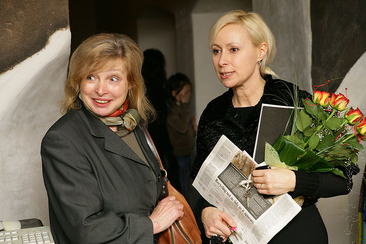 Egon Schiele Art Centrum - Opening of the exhibitions for year 2007 - Keith Haring (1958-1990, New York), Young Artists from New York 2007, Petr Kvíčala (b. 1960, Brno), 6th April 2007, photo: © 2007 Libor Sváček