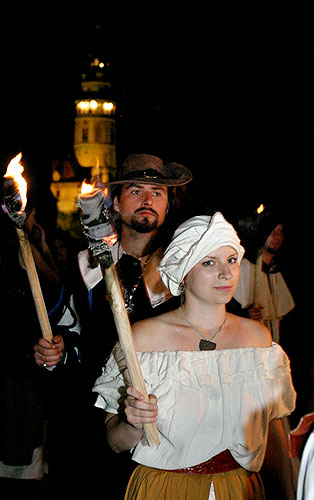 Fest der fünfblättrigen Rose 21. - 24.6.2007, Český Krumlov