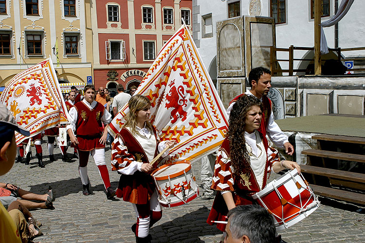 Fest der fünfblättrigen Rose 21. - 24.6.2007, Český Krumlov, Foto: © 2007 Lubor Mrázek