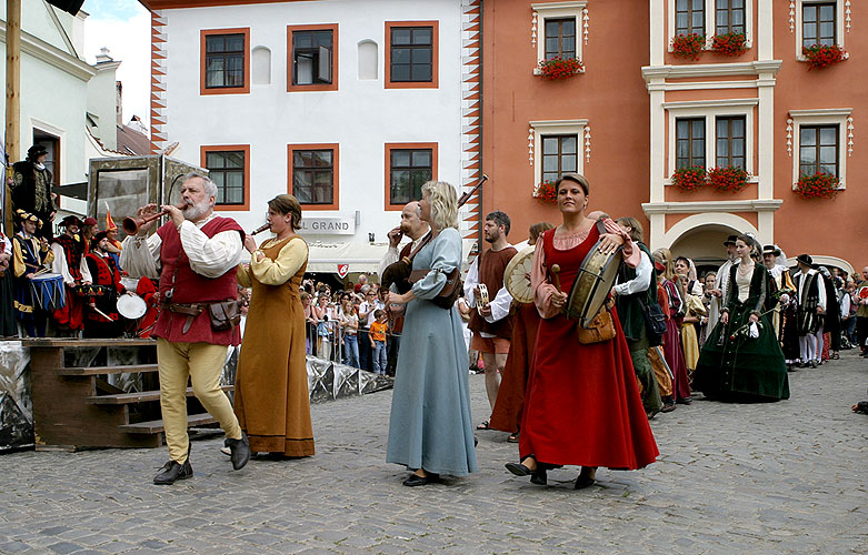 Slavnosti pětilisté růže 21. - 24.6.2007, Český Krumlov, foto: © 2007 Lubor Mrázek