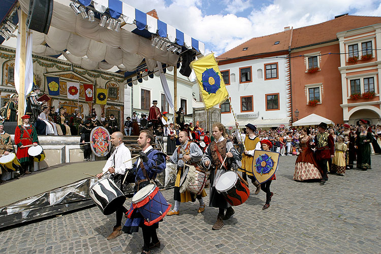 Fest der fünfblättrigen Rose 21. - 24.6.2007, Český Krumlov, Foto: © 2007 Lubor Mrázek