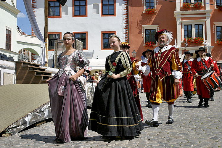 Slavnosti pětilisté růže 21. - 24.6.2007, Český Krumlov, foto: © 2007 Lubor Mrázek