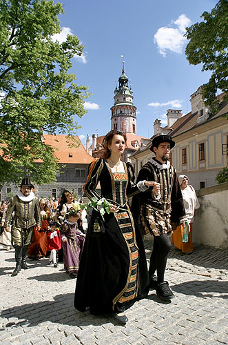 Fest der fünfblättrigen Rose 21. - 24.6.2007, Český Krumlov, Foto: © 2007 Lubor Mrázek