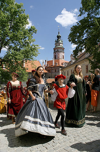 Fest der fünfblättrigen Rose 21. - 24.6.2007, Český Krumlov, Foto: © 2007 Lubor Mrázek