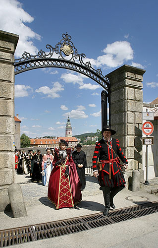 Slavnosti pětilisté růže 21. - 24.6.2007, Český Krumlov, foto: © 2007 Lubor Mrázek