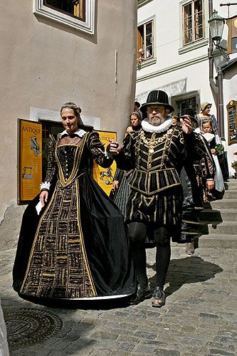 Fest der fünfblättrigen Rose 21. - 24.6.2007, Český Krumlov, Foto: © 2007 Lubor Mrázek