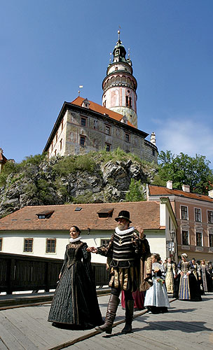 Fest der fünfblättrigen Rose 21. - 24.6.2007, Český Krumlov, Foto: © 2007 Lubor Mrázek