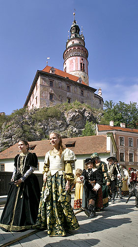 Slavnosti pětilisté růže 21. - 24.6.2007, Český Krumlov, foto: © 2007 Lubor Mrázek