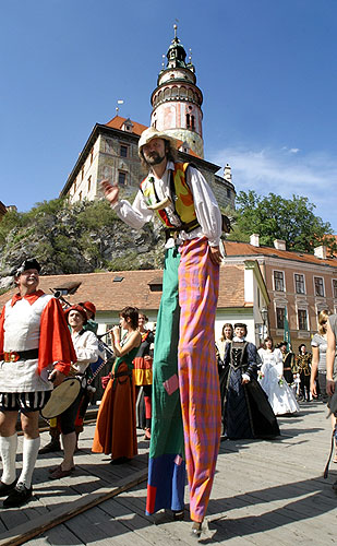 Slavnosti pětilisté růže 21. - 24.6.2007, Český Krumlov, foto: © 2007 Lubor Mrázek