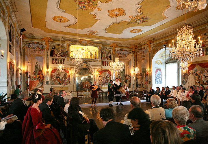 Barocknacht auf dem Schloss Český Krumlov ®, 29.6. und 30.6.2007, Festival der Kammermusik Český Krumlov, Foto: © 2007 Lubor Mrázek