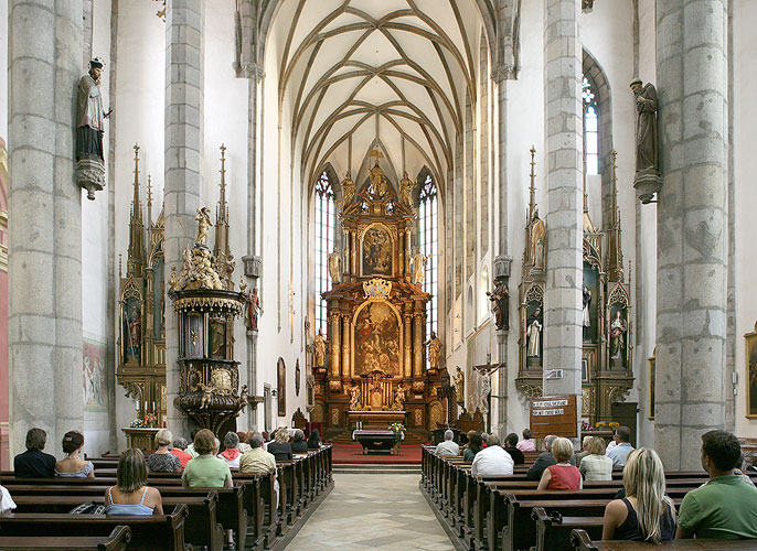 Organ concert, Drahomíra Matznerová - organ, Jiří Rejlek - trumpet, Church of St.Vitus, Český Krumlov, 1.7.2007, Festival of Chamber Music Český Krumlov, photo: © 2007 Lubor Mrázek