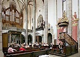 Organ concert, Drahomíra Matznerová - organ, Jiří Rejlek - trumpet, Church of St.Vitus, Český Krumlov, 1.7.2007, Festival of Chamber Music Český Krumlov, photo: © 2007 Lubor Mrázek 