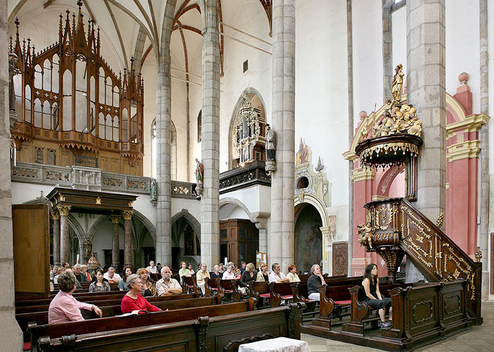 Varhaní koncert, Drahomíra Matznerová - varhany, Jiří Rejlek - trubka, Kostel Sv. Víta, Český Krumlov, 1.7.2007, Festival komorní hudby Český Krumlov, foto: © 2007 Lubor Mrázek