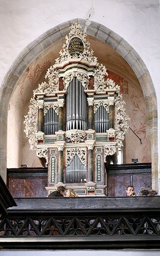 Orgelkonzert, Drahomíra Matznerová - Orgel, Jiří Rejlek - Trompete, Kirche St. Veit, Český Krumlov, 1.7.2007, Festival der Kammermusik Český Krumlov, Foto: © 2007 Lubor Mrázek