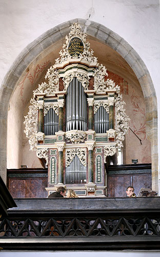 Varhaní koncert, Drahomíra Matznerová - varhany, Jiří Rejlek - trubka, Kostel Sv. Víta, Český Krumlov, 1.7.2007, Festival komorní hudby Český Krumlov, foto: © 2007 Lubor Mrázek