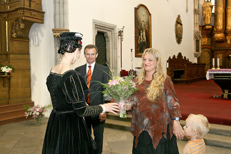 Orgelkonzert, Drahomíra Matznerová - Orgel, Jiří Rejlek - Trompete, Kirche St. Veit, Český Krumlov, 1.7.2007, Festival der Kammermusik Český Krumlov, Foto: © 2007 Lubor Mrázek