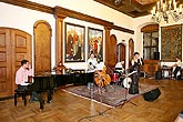 Gondolán band, Antonín, Věra und Filip Gondolánovi - Gesang, Jesuitensaal des Hotels Růže, Český Krumlov, 3.7.2007, Festival der Kammermusik Český Krumlov, Foto: © 2007 Lubor Mrázek 