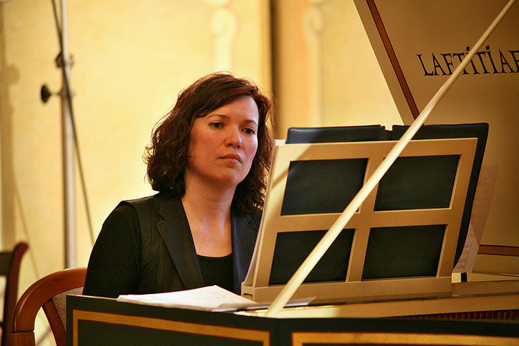 Johan Sebastian Bach und Söhne, Edita Keglerová und Iva Štrynclová - Cembalos, Prokyš-Saal der Prälatur, 4.7.2007, Festival der Kammermusik Český Krumlov, Foto: © 2007 Lubor Mrázek