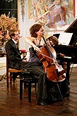 Josef Suk and his friends, Josef Suk - violin, Miroslav Violoncello Recital, Anita Leuzinger - violoncello, Anton Kernjak - piano, Masquerade hall of chateau Český Krumlov, 6.7.2007, Festival of Chamber Music Český Krumlov, photo: © 2007 Lubor Mrázek 