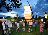 Franzősischer Abend - Musik und Spezialitäten des „süßen“ Frankreichs, Brauereigarten, 28.7.2007, Internationales Musikfestival Český Krumlov, Bildsquelle: © Auviex s.r.o., Foto: Libor Sváček 