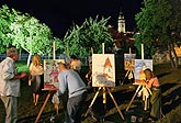 Franzősischer Abend - Musik und Spezialitäten des „süßen“ Frankreichs, Brauereigarten, 28.7.2007, Internationales Musikfestival Český Krumlov, Bildsquelle: © Auviex s.r.o., Foto: Libor Sváček 