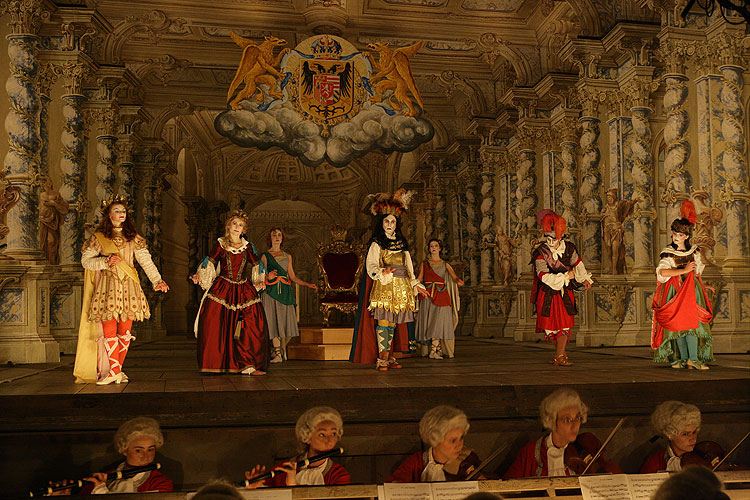 Experimental Opera Performance, Collegium Marianum, Baroque Theater, 1.8.2007, International Music Festival Český Krumlov, source: © Auviex s.r.o., photo: Libor Sváček