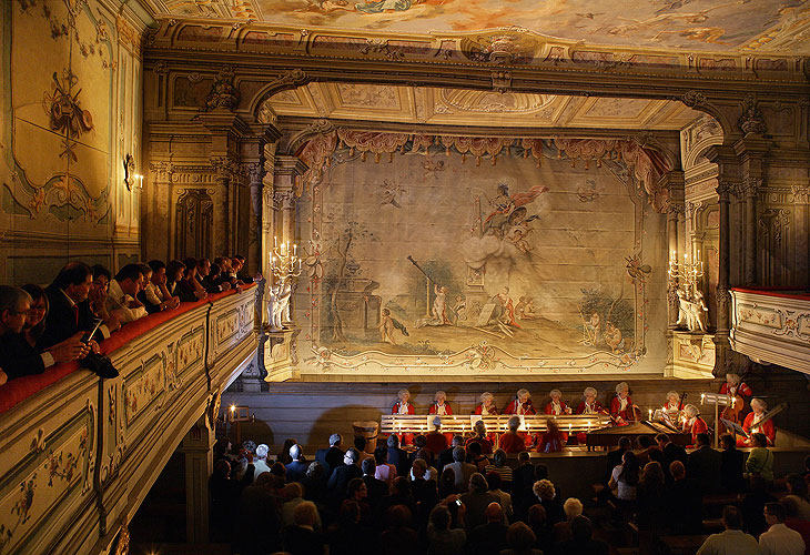 Experimental Opera Performance, Collegium Marianum, Baroque Theater, 3.8.2007, International Music Festival Český Krumlov, source: © Auviex s.r.o., photo: Libor Sváček