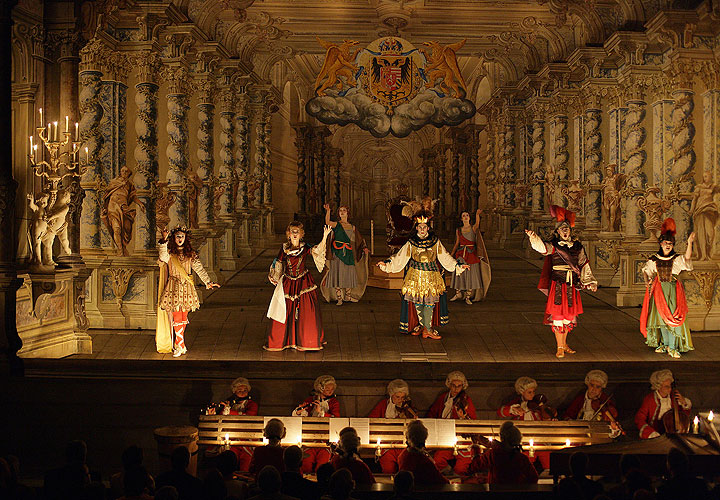 Experimental Opera Performance, Collegium Marianum, Baroque Theater, 3.8.2007, International Music Festival Český Krumlov, source: © Auviex s.r.o., photo: Libor Sváček