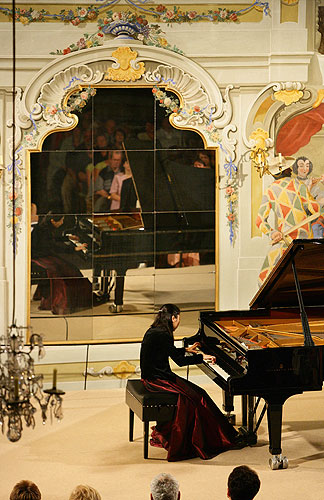 Klavier-Recital - Tomomi Okumura (Japan), Maskensaal, 23.8.2007, Internationales Musikfestival Český Krumlov, Bildsquelle: Auviex s.r.o., Foto: Libor Sváček