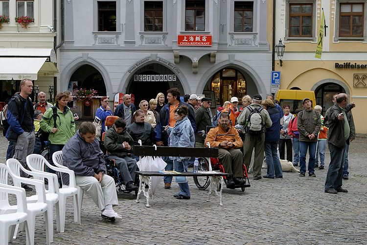 Disability Day, Day without Barriers, 8. - 9.9.2007, Český Krumlov, photo: © 2007 Lubor Mrázek