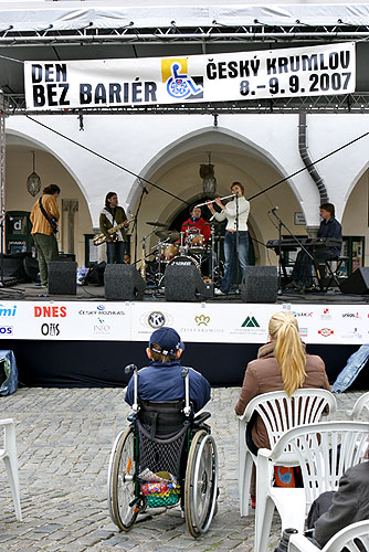 Disability Day, Day without Barriers, 8. - 9.9.2007, Český Krumlov, photo: © 2007 Lubor Mrázek