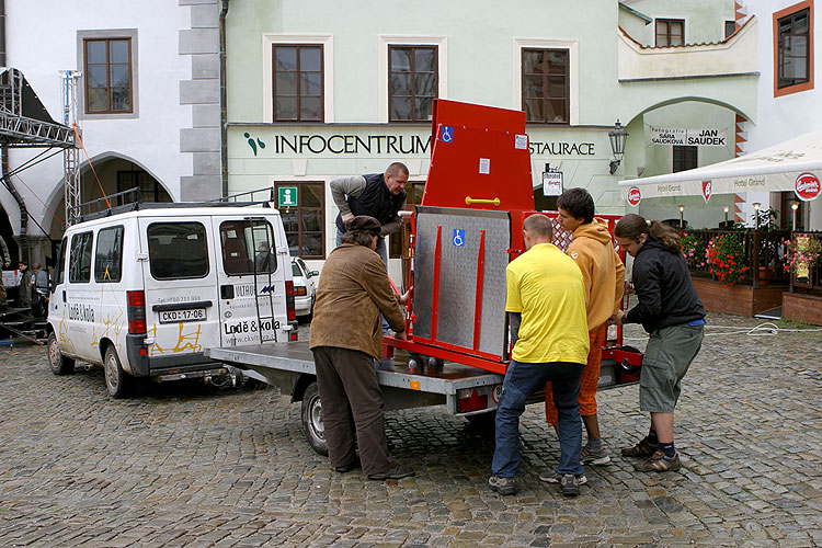 Disability Day, Day without Barriers, 8. - 9.9.2007, Český Krumlov, photo: © 2007 Lubor Mrázek