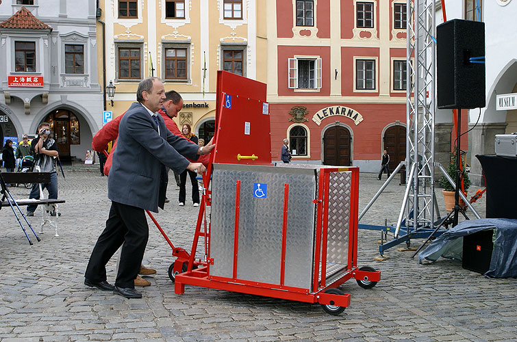 Disability Day, Day without Barriers, 8. - 9.9.2007, Český Krumlov, photo: © 2007 Lubor Mrázek