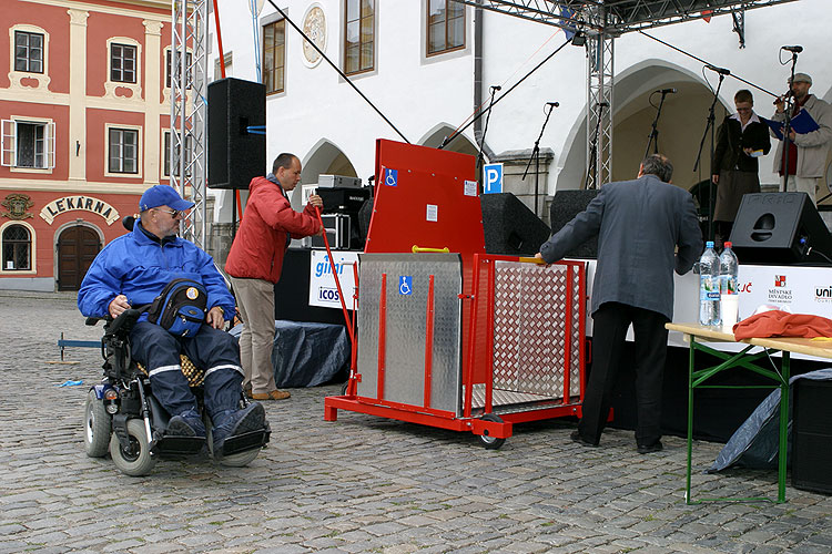 Disability Day, Day without Barriers, 8. - 9.9.2007, Český Krumlov, photo: © 2007 Lubor Mrázek