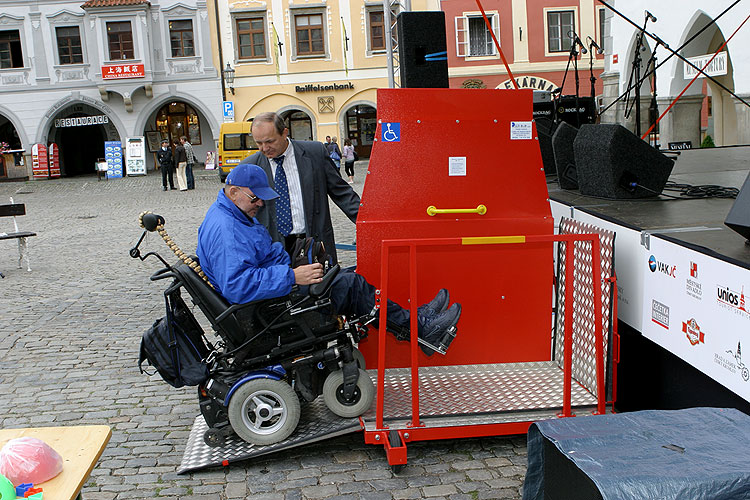 Den s handicapem – Den bez bariér, 8. - 9.9.2007, Český Krumlov, foto: © 2007 Lubor Mrázek