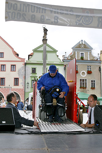 Disability Day, Day without Barriers, 8. - 9.9.2007, Český Krumlov, photo: © 2007 Lubor Mrázek
