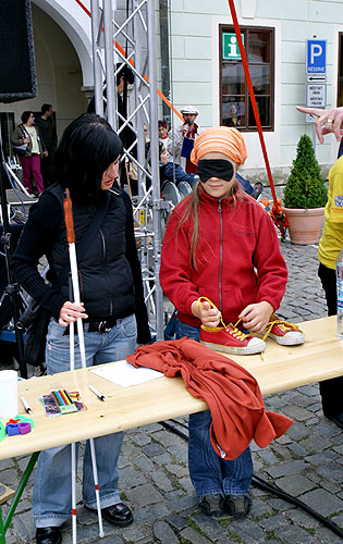 Tag mit Handicap - Tag ohne Barrieren, 8. - 9.9.2007, Český Krumlov, Foto: © 2007 Lubor Mrázek