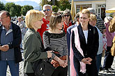 Krumauer Schüler als lebende Schachfiguren, Fußballspieler als Sieger in Gmunden, 22.9.2007, Foto: © 2007 Lubor Mrázek 