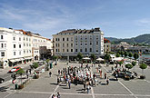 Krumlov pupils like live chess, football players came out winners in  Gmunden, 22nd September 2007, photo by: © 2007 Lubor Mrázek 