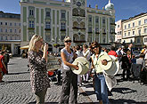 Krumlov pupils like live chess, football players came out winners in  Gmunden, 22nd September 2007, photo by: © 2007 Lubor Mrázek 