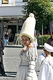 Krumauer Schüler als lebende Schachfiguren, Fußballspieler als Sieger in Gmunden, 22.9.2007, Foto: © 2007 Lubor Mrázek 