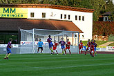 Krumauer Schüler als lebende Schachfiguren, Fußballspieler als Sieger in Gmunden, 22.9.2007, Foto: © 2007 Lubor Mrázek 