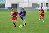 Krumauer Schüler als lebende Schachfiguren, Fußballspieler als Sieger in Gmunden, 22.9.2007, Foto: © 2007 Lubor Mrázek 