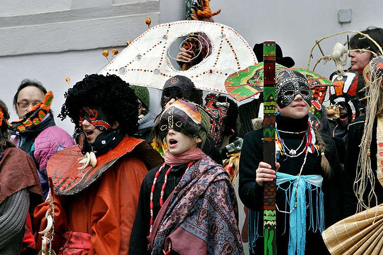 Masopust v Českém Krumlově, 5. února 2008, foto: © 2008 Lubor Mrázek