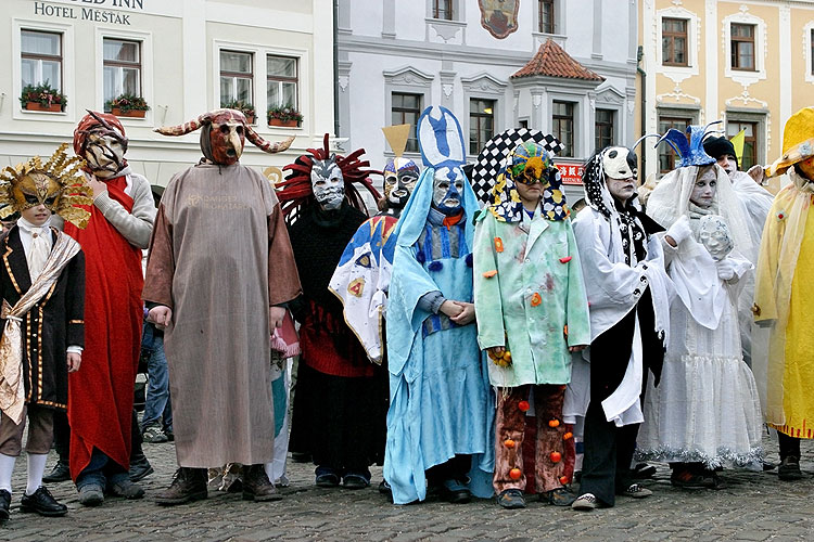 Masopust v Českém Krumlově, 5. února 2008, foto: © 2008 Lubor Mrázek