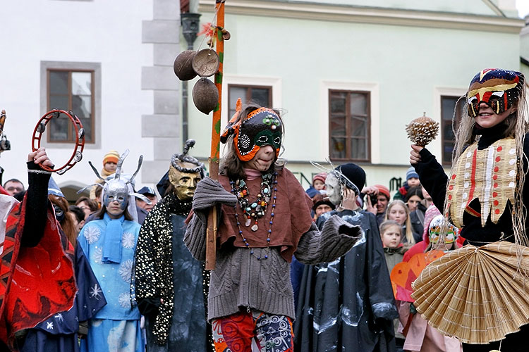 Masopust v Českém Krumlově, 5. února 2008, foto: © 2008 Lubor Mrázek