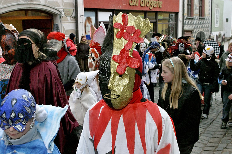 Masopust v Českém Krumlově, 5. února 2008, foto: © 2008 Lubor Mrázek