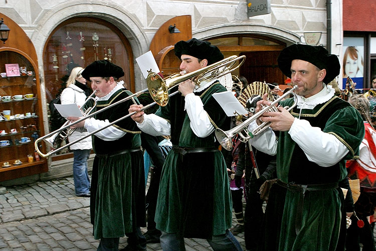 Masopust v Českém Krumlově, 5. února 2008, foto: © 2008 Lubor Mrázek