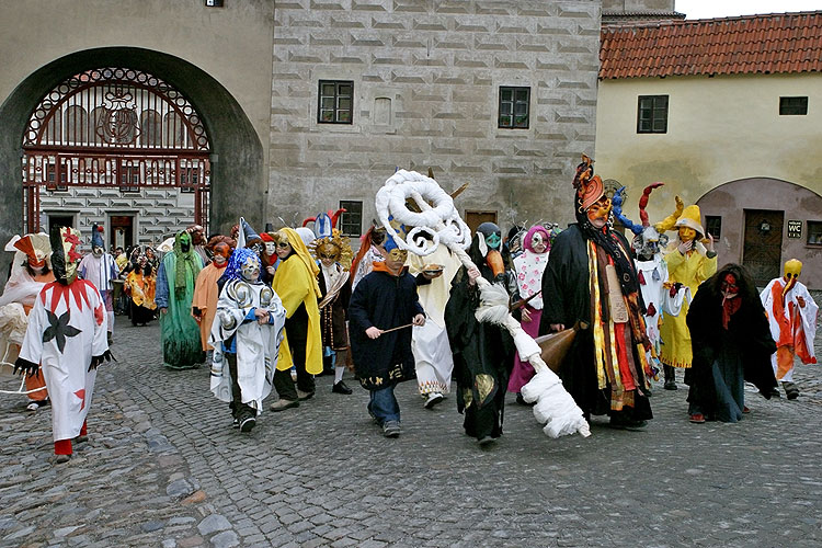 Masopust v Českém Krumlově, 5. února 2008, foto: © 2008 Lubor Mrázek